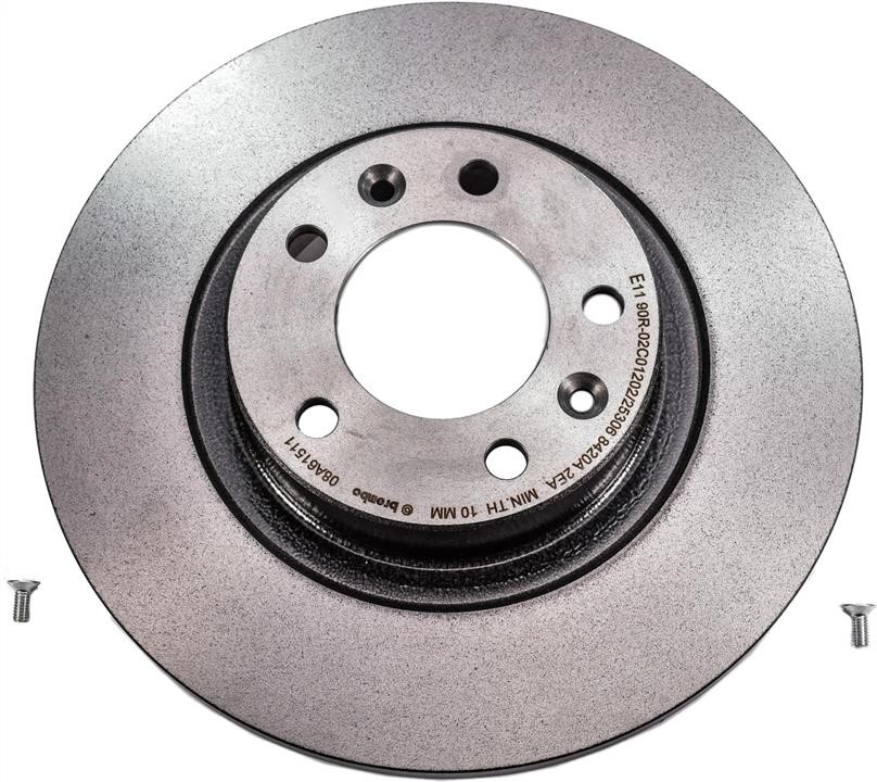 Brembo 08.A615.11 Rear brake disc, non-ventilated 08A61511