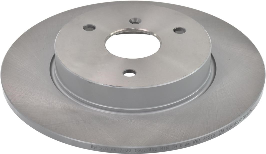 Road house 6617.00 Unventilated front brake disc 661700