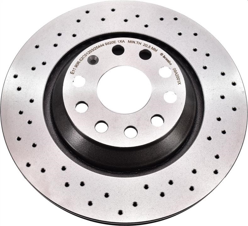 Brembo 09.A200.1X Ventilated brake disc with perforation 09A2001X