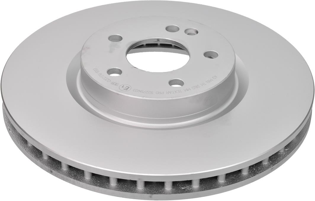 Textar 92279403 Front brake disc ventilated 92279403
