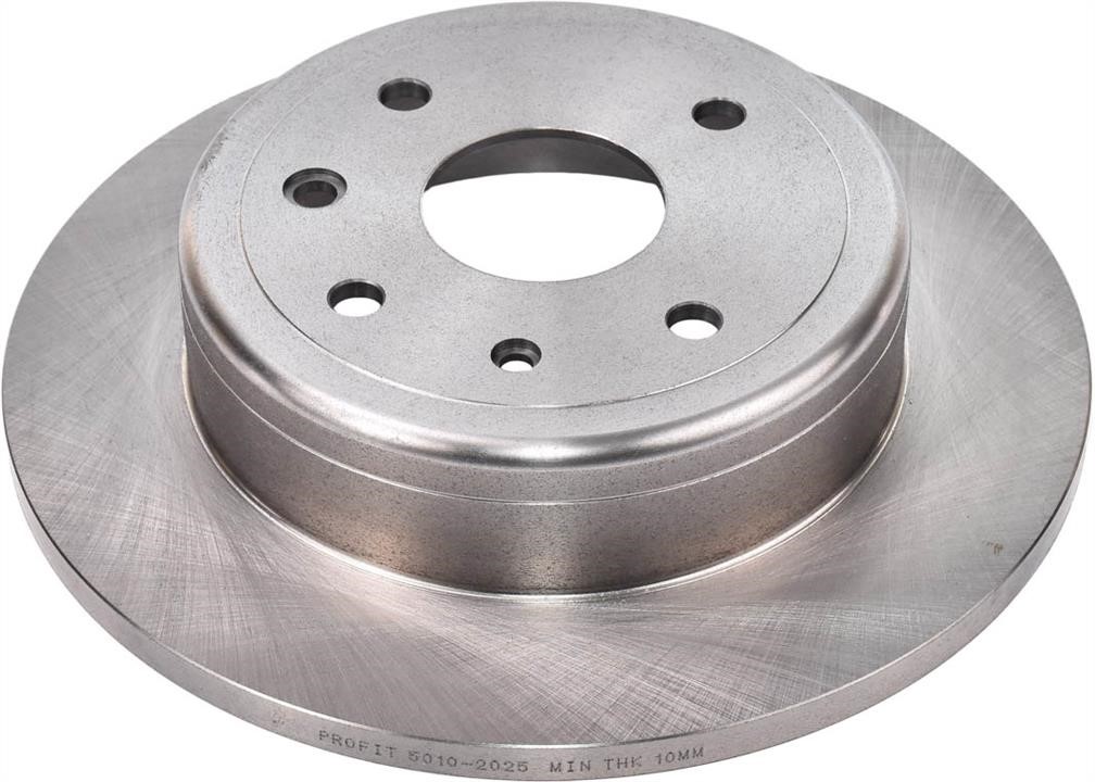 Profit 5010-2025 Rear brake disc, non-ventilated 50102025