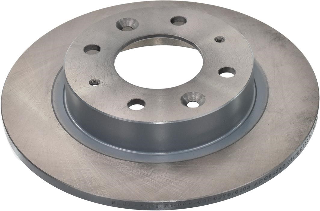 Blue Print ADG04336 Rear brake disc, non-ventilated ADG04336