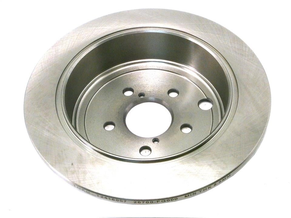 Toko T2416007 Rear brake disc, non-ventilated T2416007