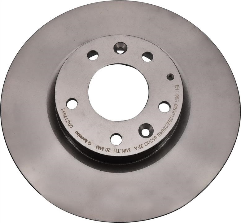 Brembo 09.C176.11 Ventilated disc brake, 1 pcs. 09C17611