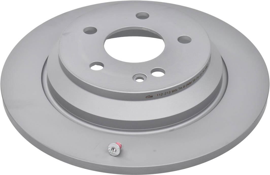 Ate 24.0112-0213.1 Rear brake disc, non-ventilated 24011202131