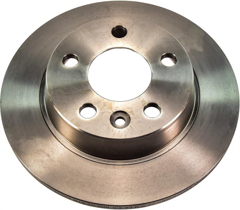 ABS 16298 Rear brake disc, non-ventilated 16298