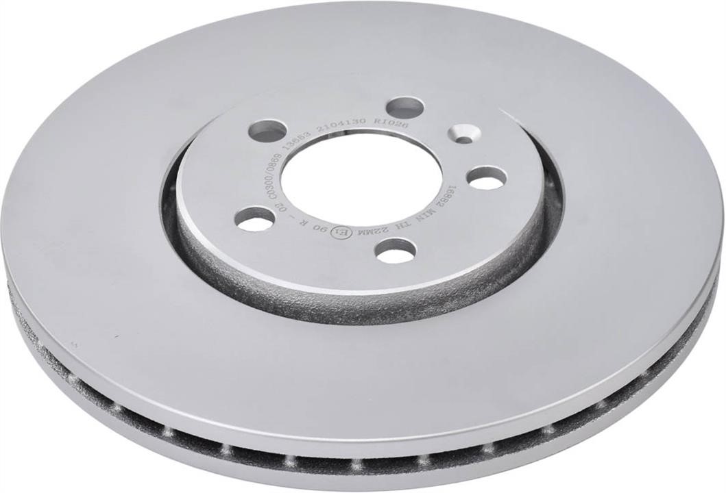 ABS 16882 Front brake disc ventilated 16882