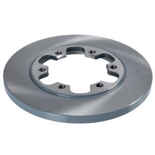 febi 104498 Rear brake disc, non-ventilated 104498