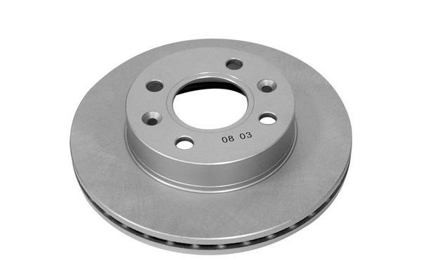 ASAM 30128 Front brake disc ventilated 30128