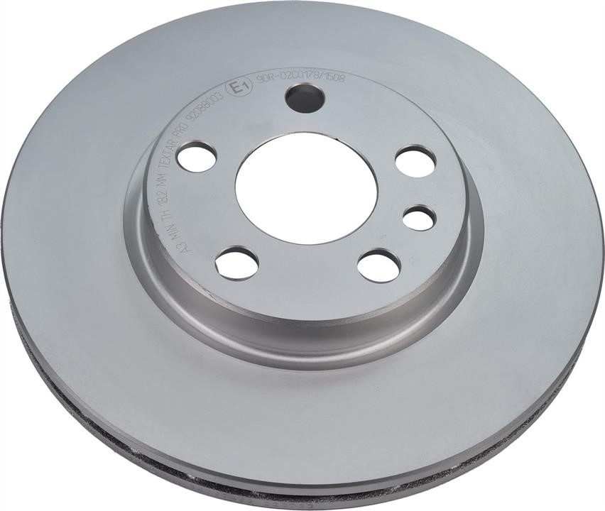Textar 92088003 Front brake disc ventilated 92088003