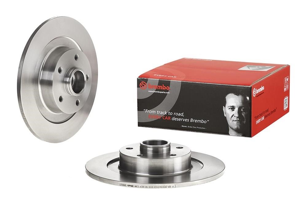 Unventilated brake disc Brembo 08.A826.37