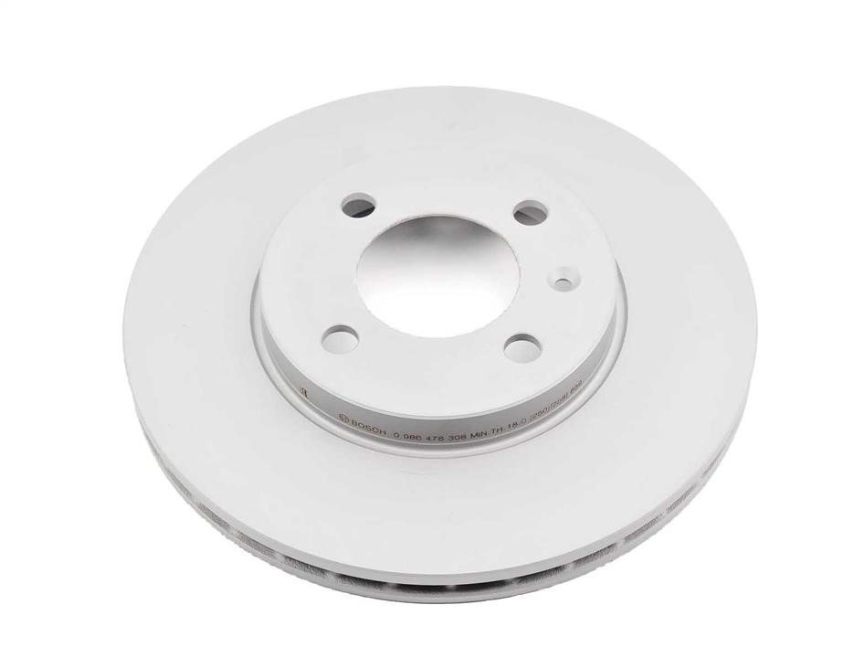 Bosch 0 986 478 308 Front brake disc ventilated 0986478308