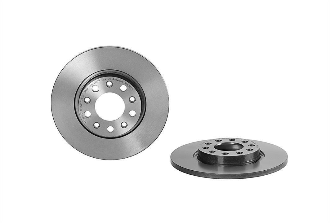 Brembo 08.N282.11 Rear brake disc, non-ventilated 08N28211