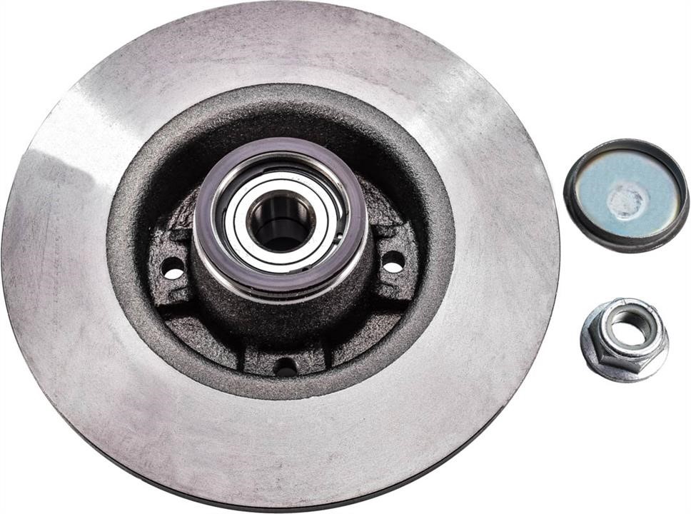 SNR KF15577U Rear brake disc, non-ventilated KF15577U