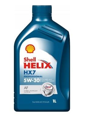 Shell 550046589 Engine oil Shell Helix HX7 Professional AF 5W-30, 1L 550046589