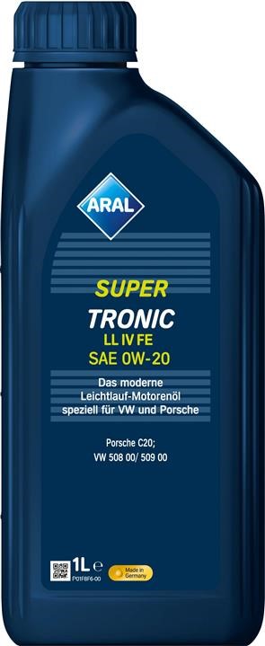 Aral 15F45F Engine oil Aral SuperTronic LL IV FE 0W-20, 1L 15F45F