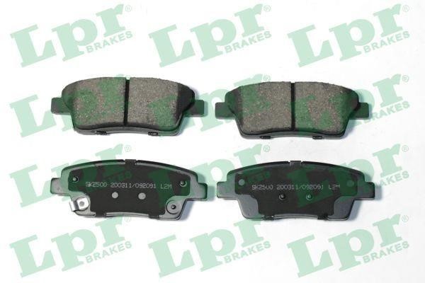 LPR 05P2091 Brake Pad Set, disc brake 05P2091