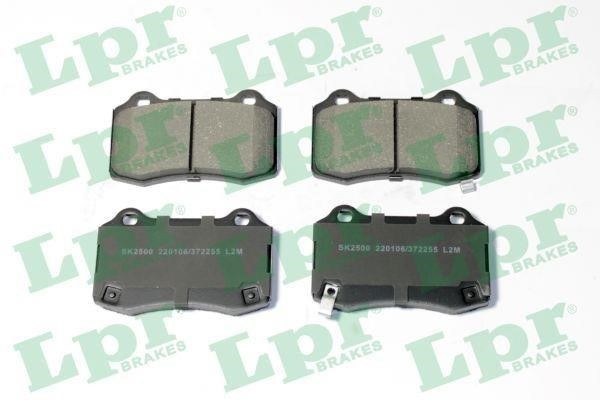 LPR 05P2255 Brake Pad Set, disc brake 05P2255