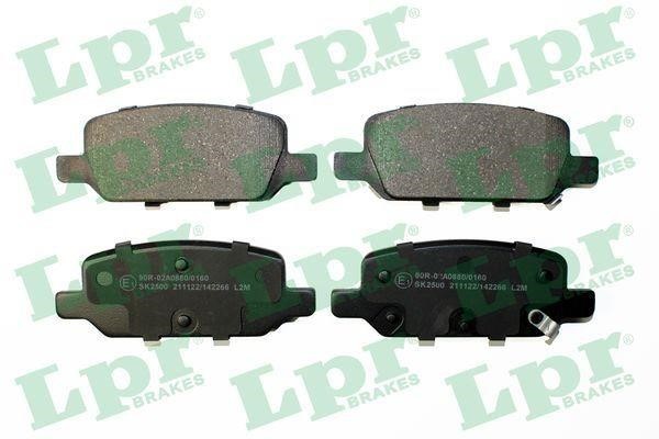 LPR 05P2266 Brake Pad Set, disc brake 05P2266