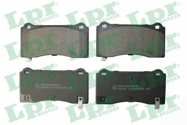 LPR 05P2268 Brake Pad Set, disc brake 05P2268
