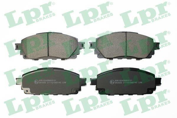 LPR 05P2143 Brake Pad Set, disc brake 05P2143