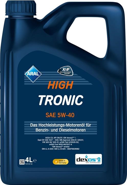 Aral 154FE7 Engine oil Aral HighTronic 5W-40, 4L 154FE7