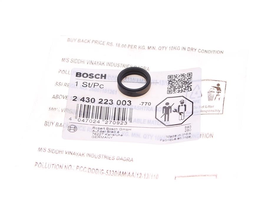 Fuel injector O-ring Bosch 2 430 223 003