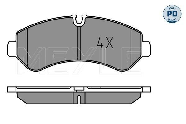 Meyle 025 227 9120/PD Brake pad set 0252279120PD 0252279120PD Meyle Brake pad set