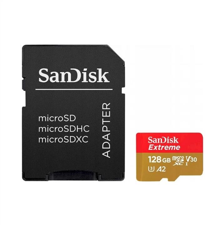 Sandisk SDSQXAA-128G-GN6AA MicroSDXC (UHS-1 U3) SanDisk Extreme For Action Cams and Drones A2 128Gb class 10 V30 (R190MB/s,W90 SDSQXAA128GGN6AA