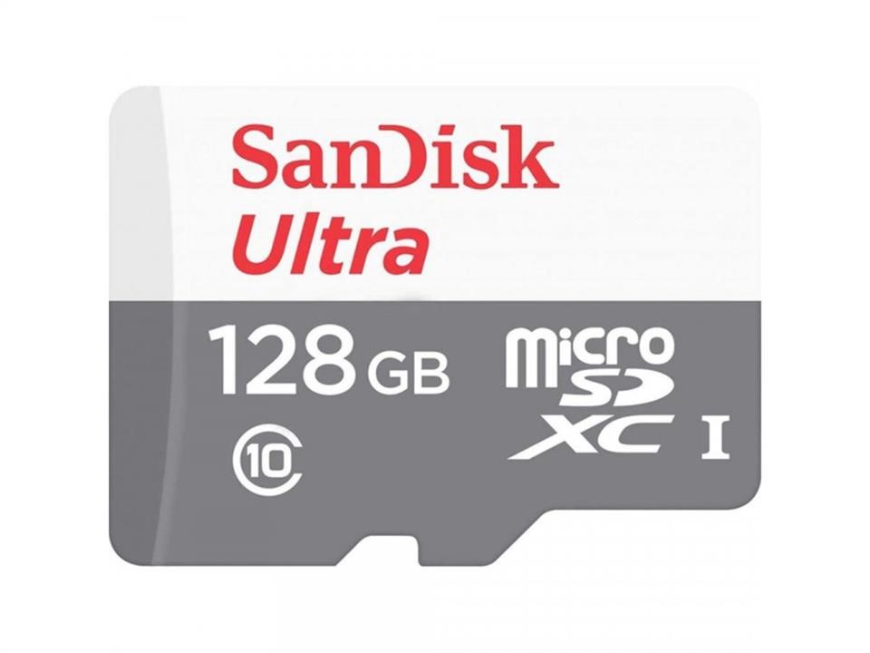 Sandisk SDSQUNR-128G-GN3MA MicroSDXC (UHS-1) SanDisk Ultra 128Gb class 10 A1 (100Mb/s) (adapter SD) SDSQUNR128GGN3MA