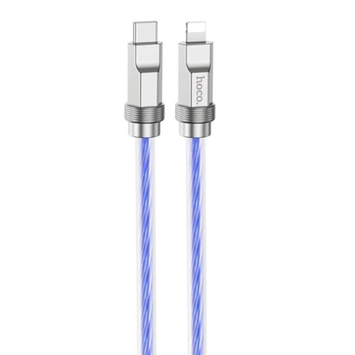 Hoco 6931474790057 Cable HOCO U113 Solid silicone charging data cable iP Blue 6931474790057
