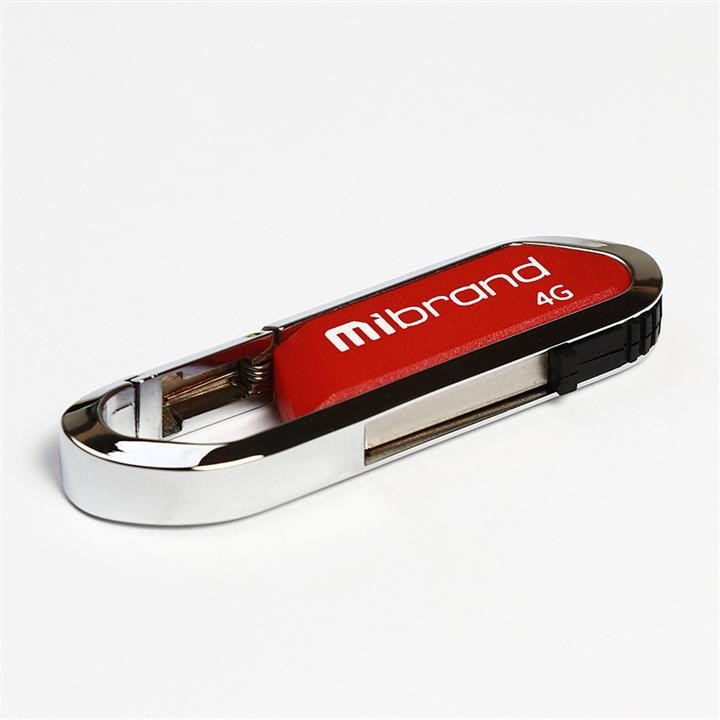 Mibrand MI2.0/AL4U7DR Flash drive Mibrand USB 2.0 Aligator 4Gb Dark Red MI20AL4U7DR