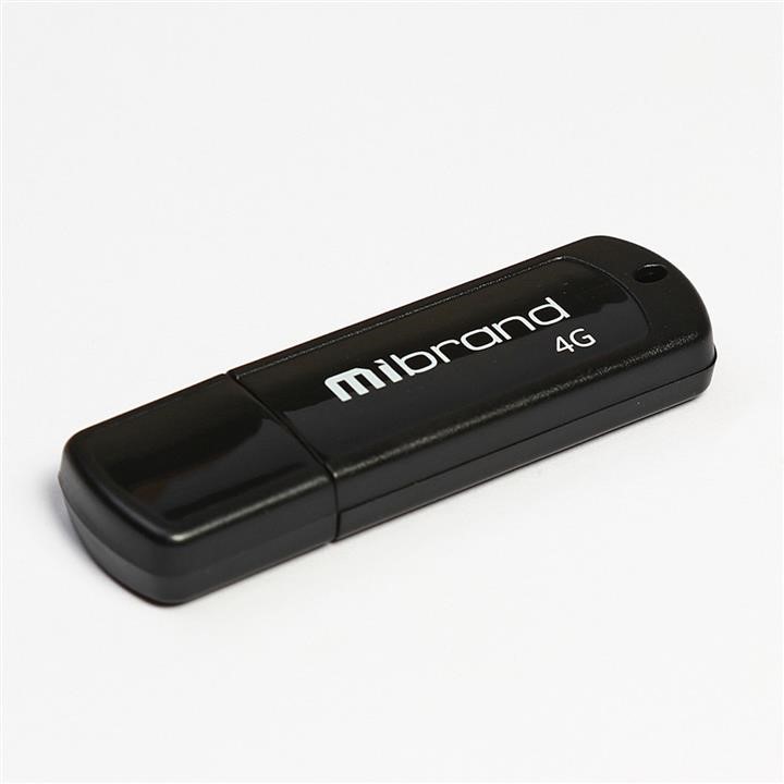 Mibrand MI2.0/GR4P3B Flash drive Mibrand USB 2.0 Grizzly 4Gb Black MI20GR4P3B