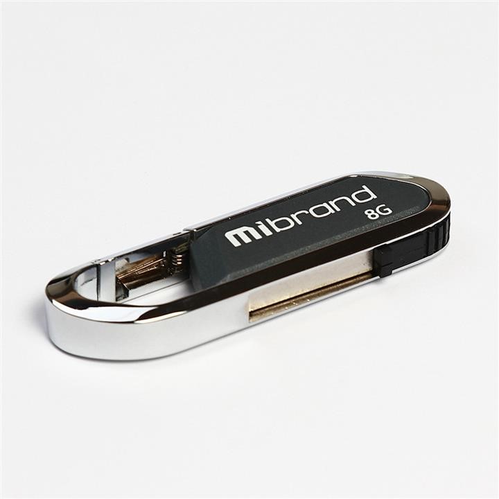 Mibrand MI2.0/AL8U7G Flash drive Mibrand USB 2.0 Aligator 8Gb Gray MI20AL8U7G