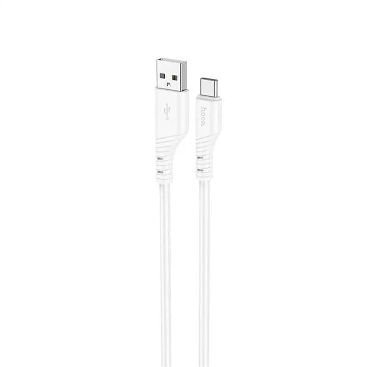 Hoco 6931474799876 Cable HOCO X97 Crystal color silicone charging data cable Type-C white 6931474799876