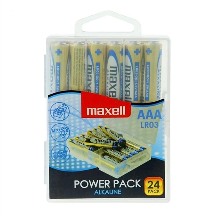 Maxell 4902580748357 Battery MAXELL LR03 24PK POWER PACK 24pcs (M-790268.04.CN) 4902580748357