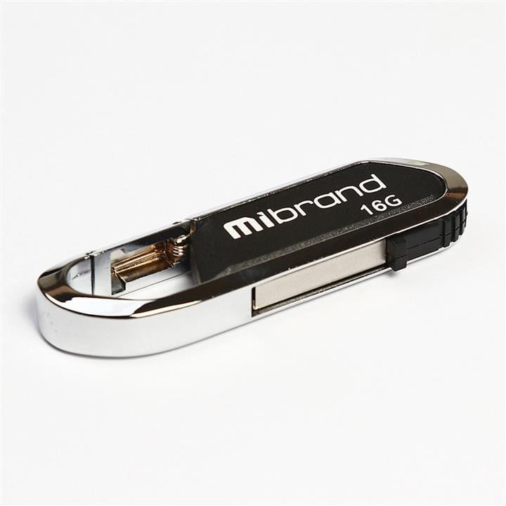 Mibrand MI2.0/AL16U7B Flash drive Mibrand USB 2.0 Aligator 16Gb Black MI20AL16U7B