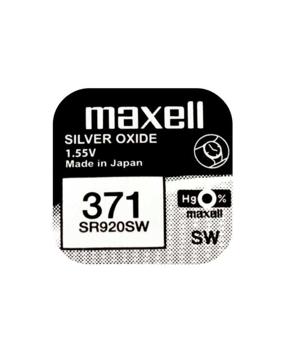 Maxell 4902580132361 Battery MAXELL SR920SW 1PC EU MF (371) A 1pc (M-18290100) 4902580132361