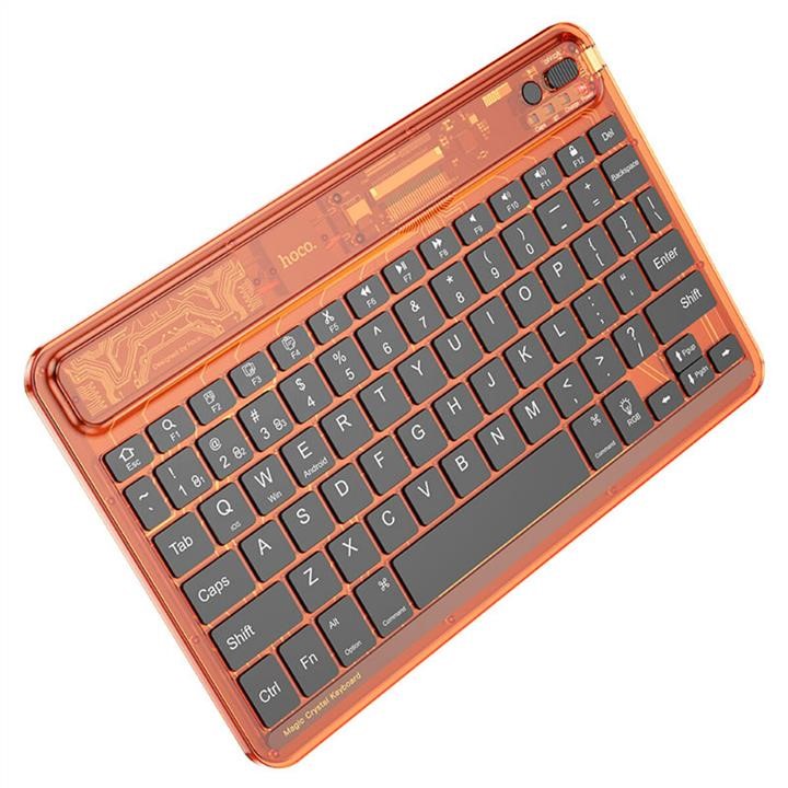 Hoco 6931474778895 Keyboard HOCO S55 Transparent Discovery edition wireless BT keyboard Citrus Color 6931474778895