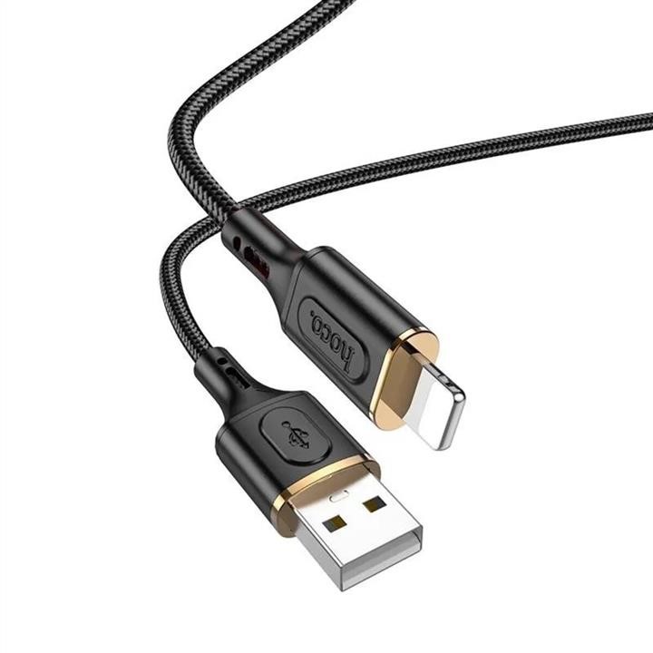 Hoco Cable HOCO X95 Goldentop charging data cable iP Black – price