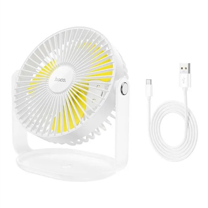 Fan HOCO F14 multifunctional powerful desktop fan White Hoco 6931474797544