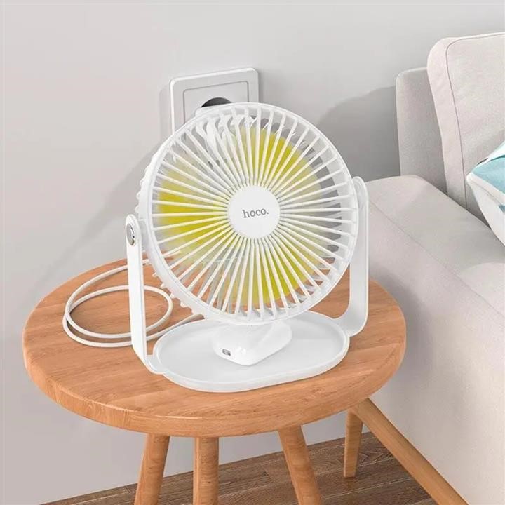 Hoco Fan HOCO F14 multifunctional powerful desktop fan White – price