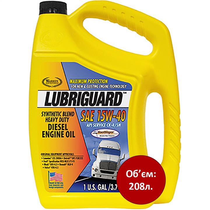 Lubriguard 704358 Engine oil Lubriguard Synthetic Blend 15W-40 CK-4/SN, 208L 704358