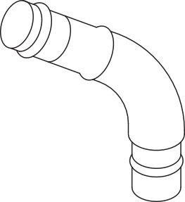 Volvo 1587528 Exhaust pipe 1587528