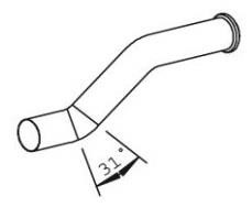 Volvo 3950041 Exhaust pipe 3950041