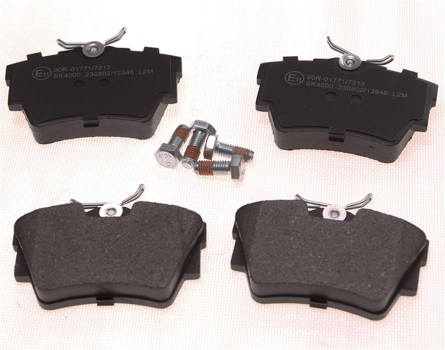 Eurorepar 1617269080 Rear disc brake pads, set 1617269080