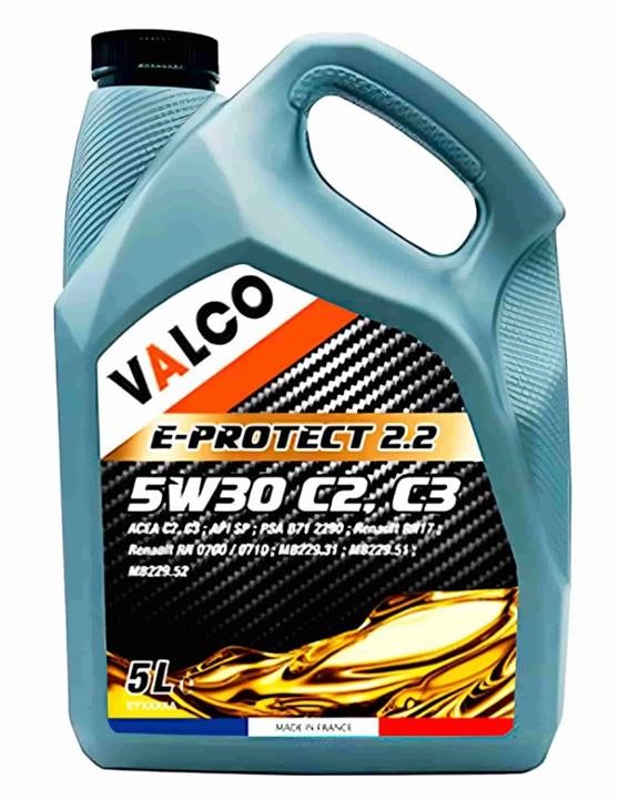 VALCO PF021155 Engine oil VALCO E-PROTECT 2.2 5W-30, 5L PF021155