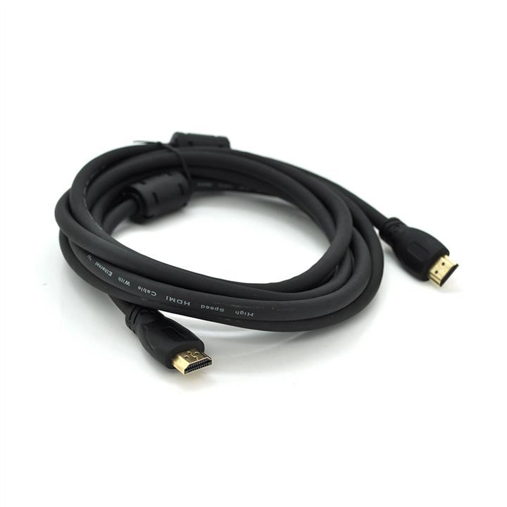 Ritar 19941 Cable Ritar Premium PL-HD347 HDMI-HDMI 19+1, Ultra HD 4Kx2K, 2160P, 1.5m, v2.0, OD-6.0mm, with filter, round Black, Gold connector, Box, Q150 19941
