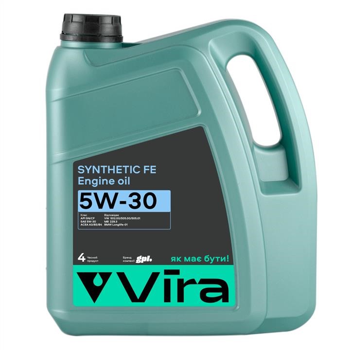 Vira VI0267 Engine oil Vira SYNTHETIC FE 5W-30, 4L VI0267