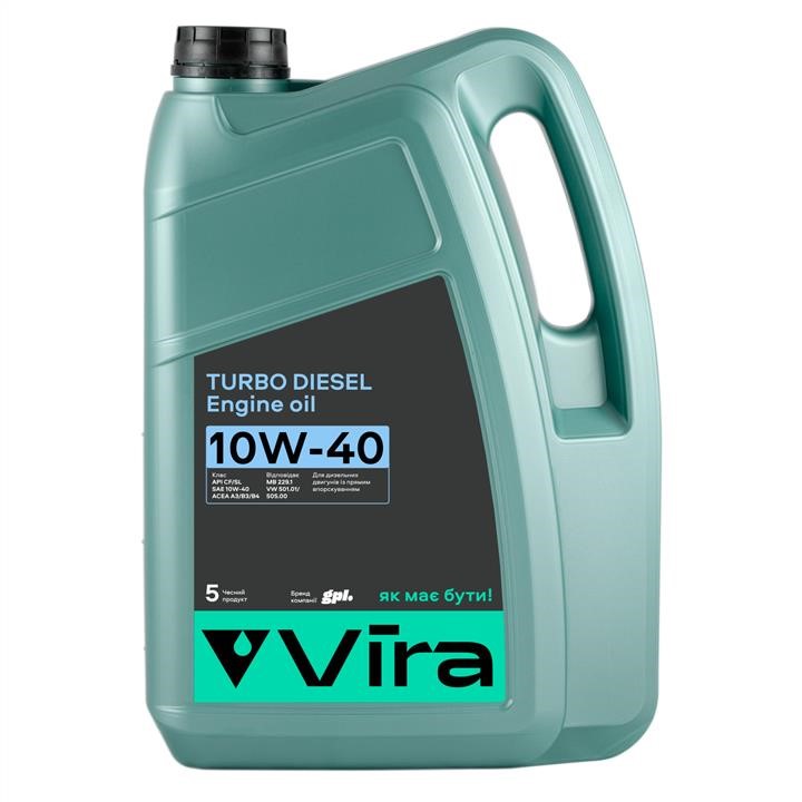 Vira VI0301 Engine oil Vira TURBO DIESEL 10W-40, 5L VI0301
